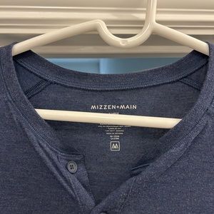 Mizzen+Main EasyKnit Blue Henley, worn twice!